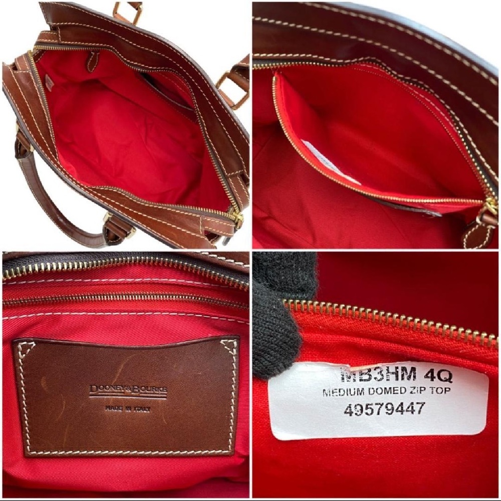 Dooney & Bourke Medium Domed Zip Top Satchel with crossbody strap - Picture 9 of 10